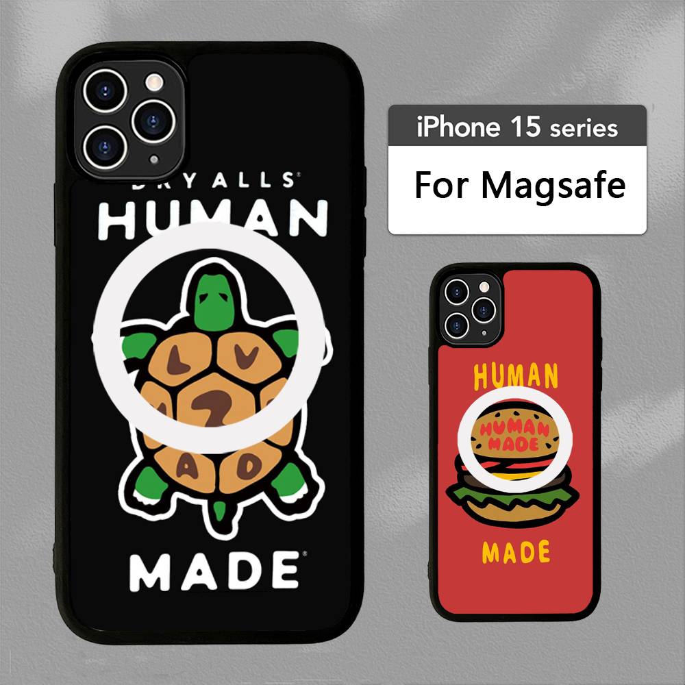 Fashion H-Human M-Made For Magsafe Magnetic Wireless Phone Case For IPhone 11 12 13 14 15 16 17 Pro Max Plus Cover