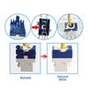 10pcs Cat6 Gigabit Rotating Toolless Network Module For High Speed Data Transmission In Office And Data Center Projects
