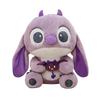 Sakura Pink Stitch Plush Toy with Flowers - Valentine's Day Gift for Girls