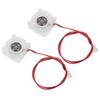 2Pcs 3D Printer Cooling Fan for V6 Hotend LED Light Transparent Industrial Supplies 251012V