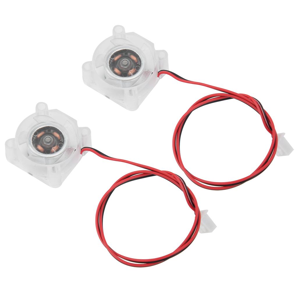 2Pcs 3D Printer Cooling Fan for V6 Hotend LED Light Transparent Industrial Supplies 251012V
