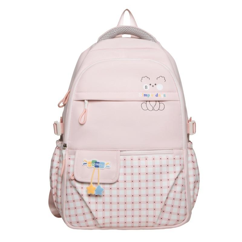 Schoolbag Japanese cute schoolbag versatile high-value multi-pocket backpack junior high school students small fresh girl backpack