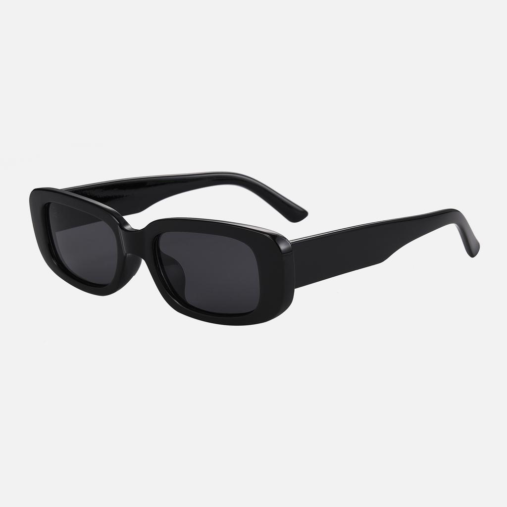 10pcs Vintage Rectangle Sunglasses Women Designer Square Black Sun Glasses UV400 Gradient Eyewear Female Shades