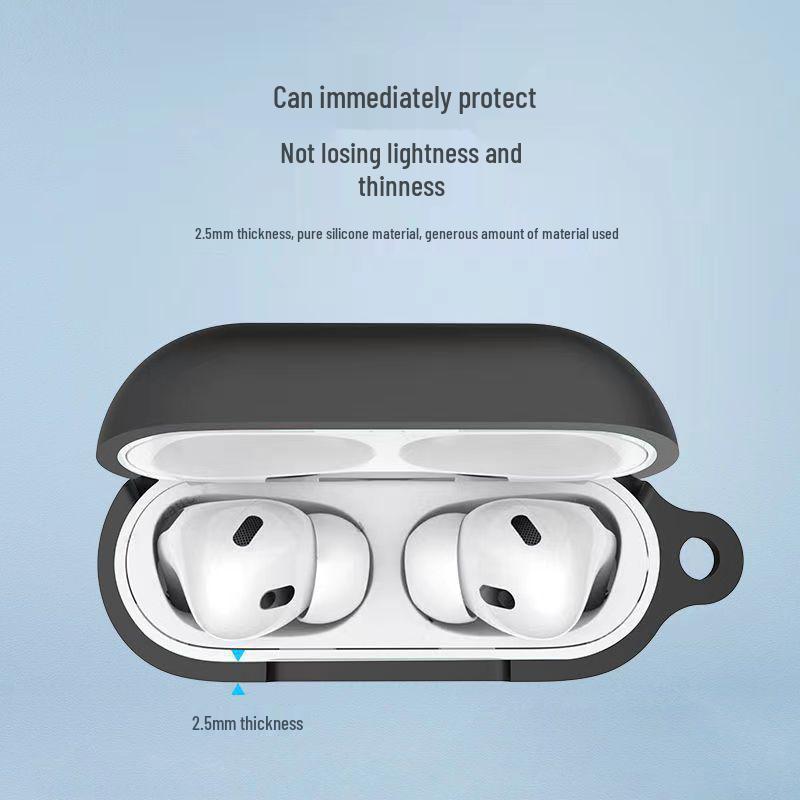 Apple AirPods Pro 2 Thickened Silicone Protective Case - Drop-proof and Dustproof Earphone Cover