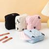 Cute Large Capacity Sanitary Napkin Storage Bags Cartoon Bow Portable Girls Physiological Period Tampon Organiser Bag Pouch