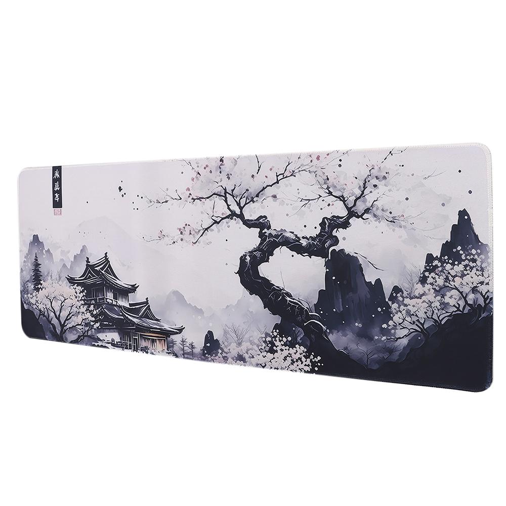 Rutschfestes Mauspad Verlängertes Großes Schreibtischpad 31,5"x11,8" Schreibunterlage Spiel