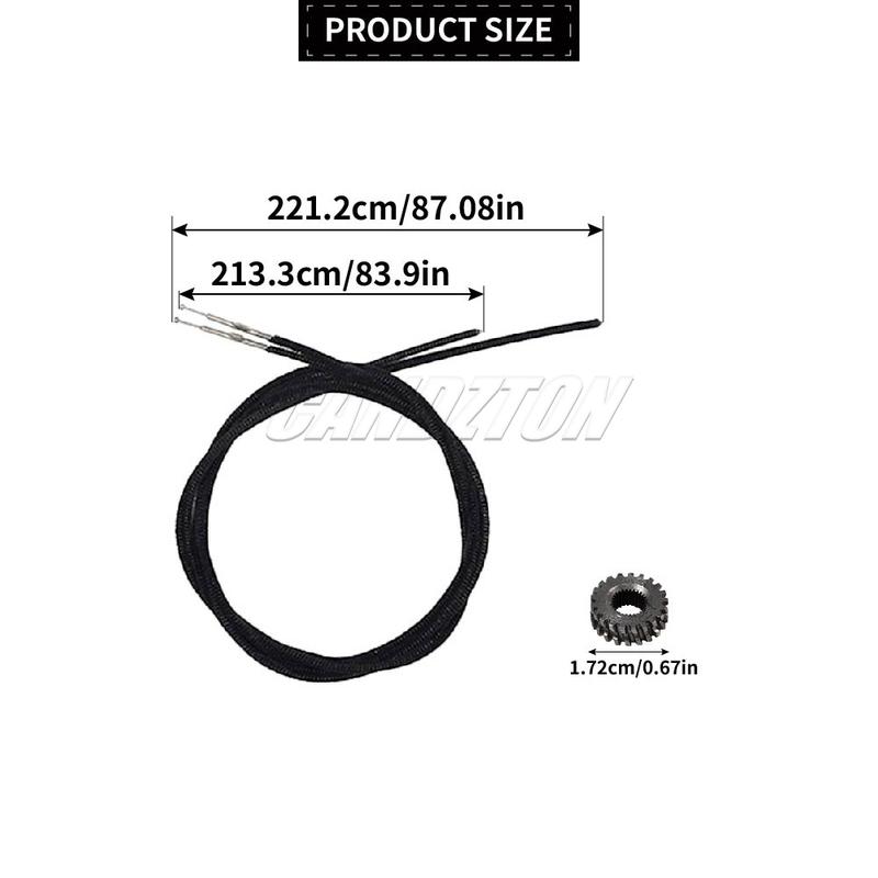 Para Citroen C3 Pluriel Convertible Nuevos Kits de Reparación de Techo Solar 1 Par de Cables con Engranaje 8401Z0 8484C4 Fácil Instalación accesorios para coche