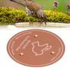 Bird Bath Copper Disk Bird Bath Purification Disk Birdbath Accessories with Triple Point Support