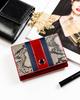 Elegant Women's Wallet with Snakeskin Pattern and RFID - Peterson
