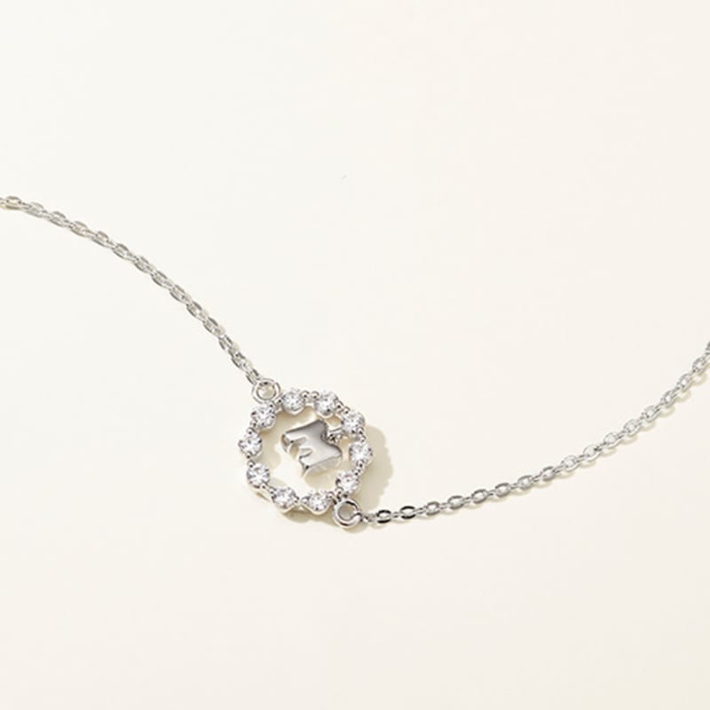 METROCITY JEWELRY M Basic Sterling Silver White Bracelet A231SB9207WPA