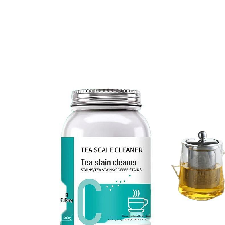 Active Oxygen Tea Stain Remover & Descaler Powder for Cups & Sets