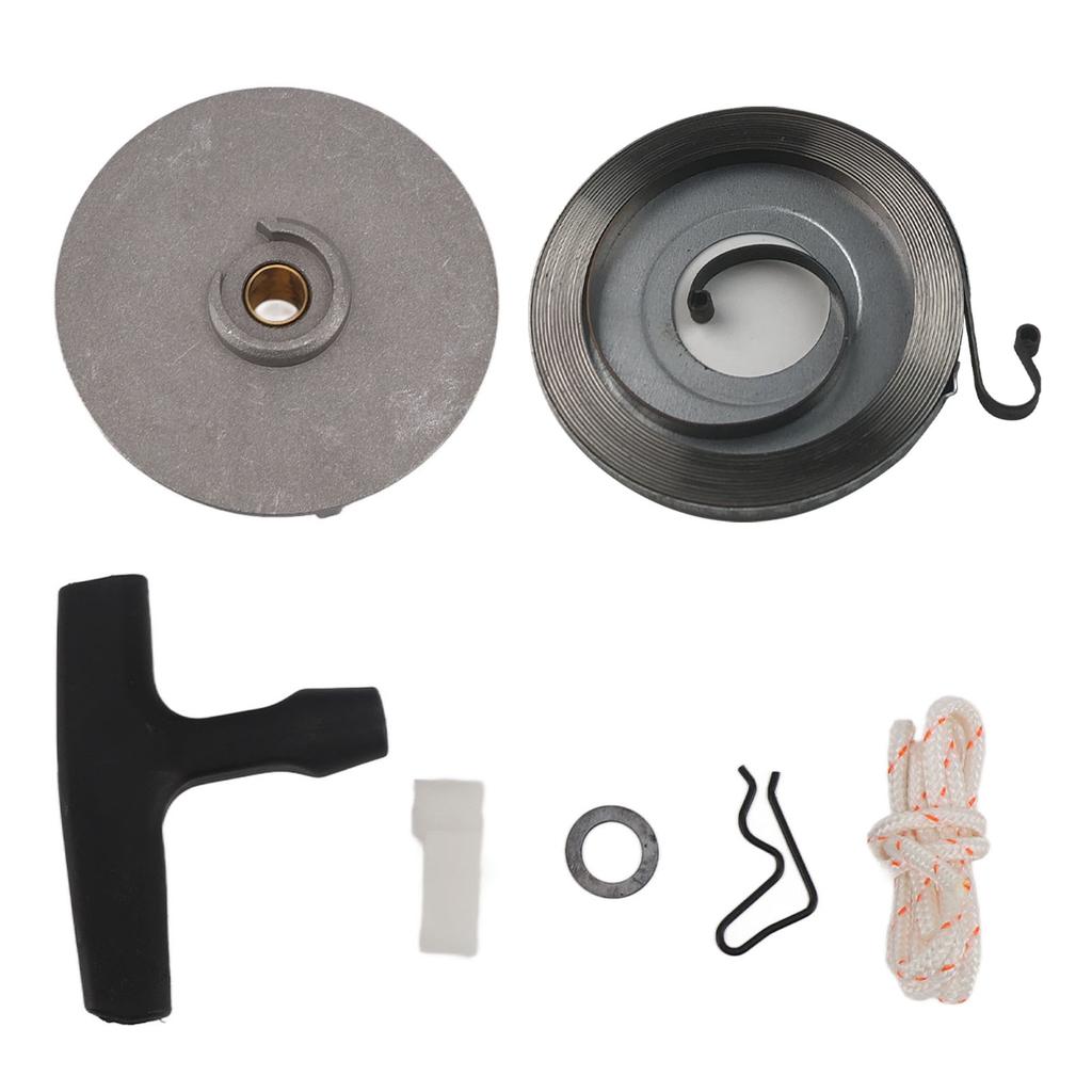 Conjunto de Partida para Motosserra Kit de Reparo de Partida por Recuo Fácil Instalação Durável Peças de Motosserra para TS350 038 041 MS380