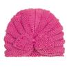 Autumn and winter new children's wool rabbit ear hat, baby solid color knitted wool hat, baby hat