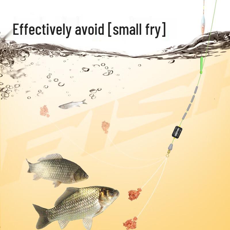 JiaDiaoni Pre-Tied Double Fishing Hooks with Short Leaders