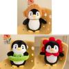 Plush Penguin Hat Toy With Soft Short Plush For Kids Play And Comfort