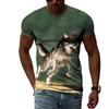 3D Casual Wolf Print T Shirt Men Women Summer Animal Tee Man O Neck Short Sleeve Loose Tops Breathable Couples T Shirts