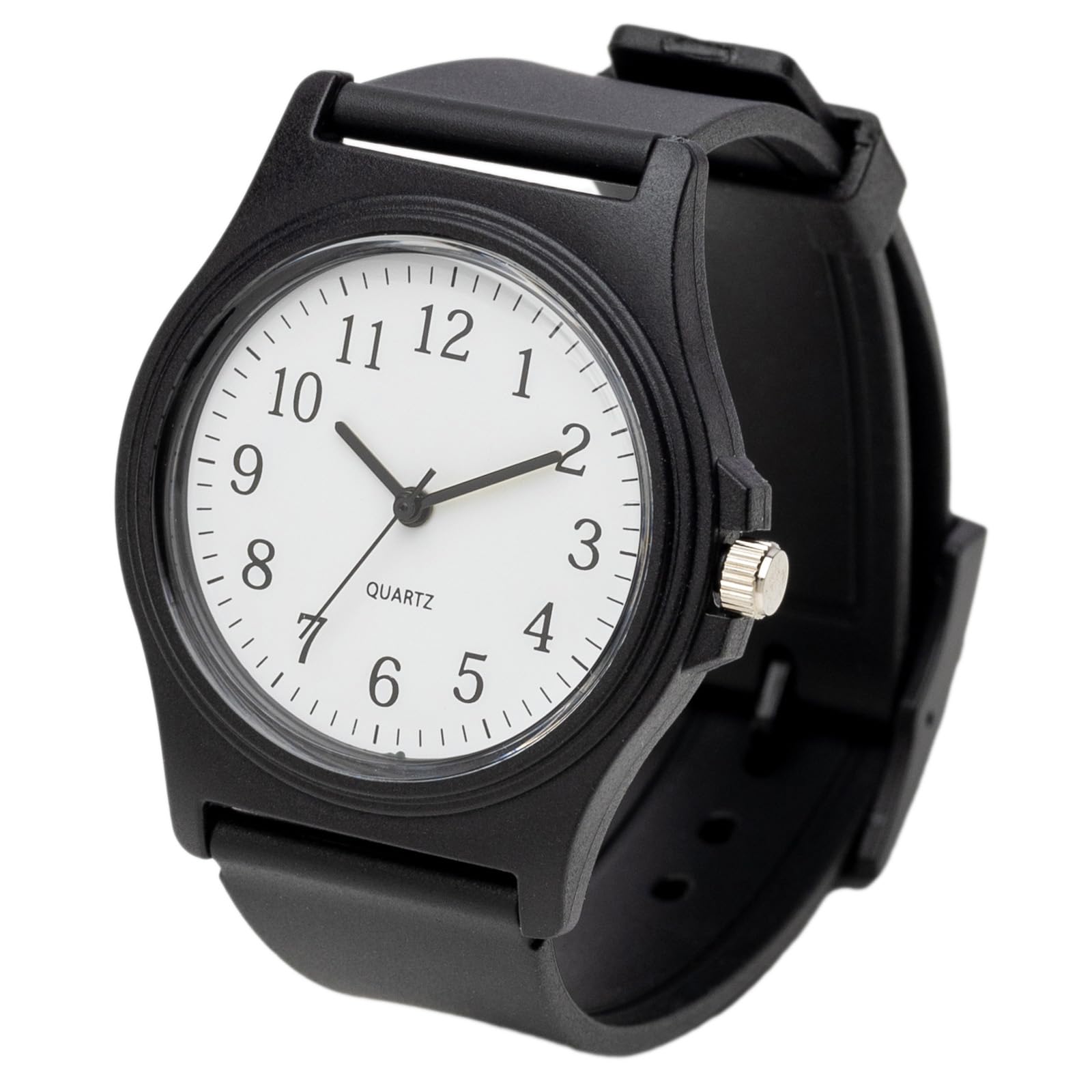 

[Fieldwork] Women s Analog Watch with Urethane Band, Black, White, Fizz PP001-5