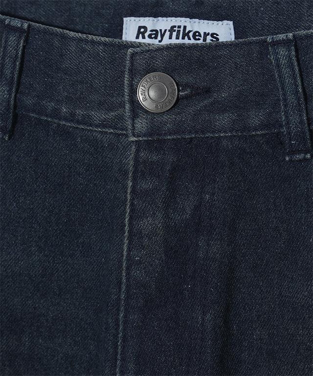 RAYFIKERS Double Knee Carpenter Denim Pants Mq5Du528_Dark Indigo
