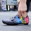 New outdoor unlocked cycling shoes road mountain bike lock shoes hard-soled spinning shoes men and women