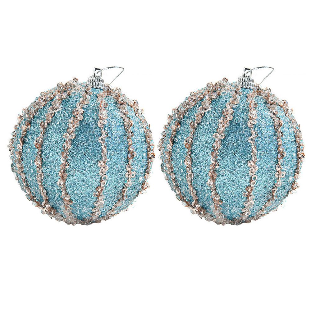 

Hanging Ball Christmas Balls None Hanging Balls Pendant Pink Sequined Shiny Ball White Blue Christmas Balls None синій