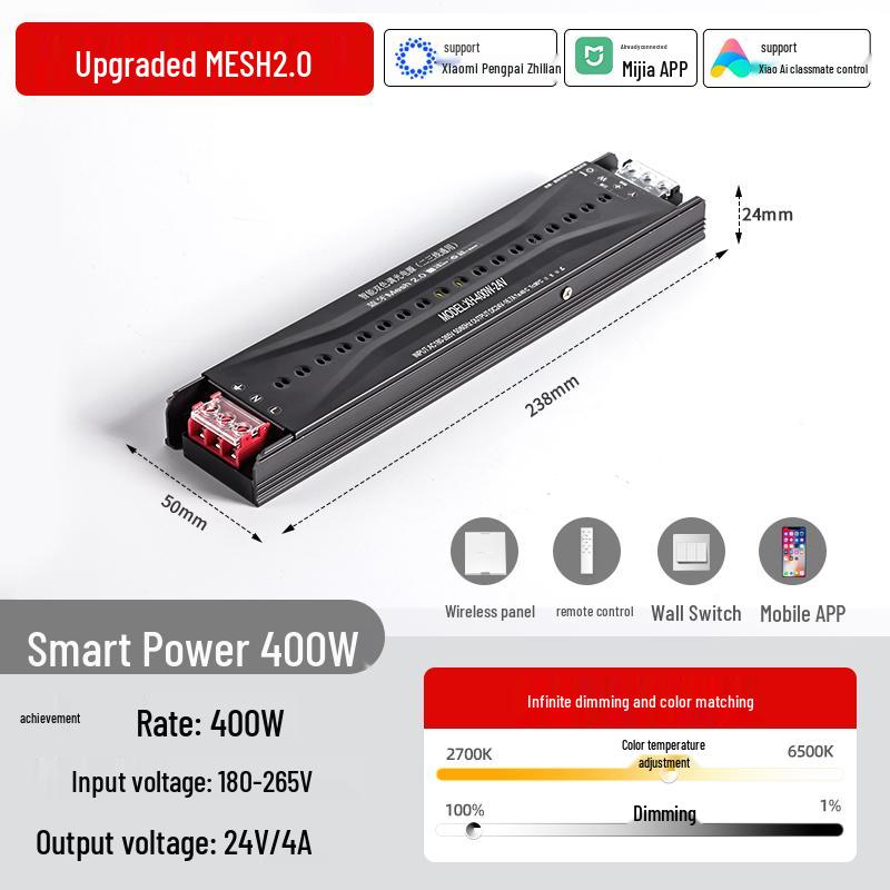 Single-Sided Upward-Emitting Recessed Linear Light - Double Eyelid Aluminum Channel