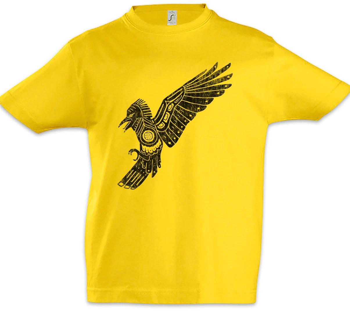 Aztec Crow Boys kids boys T-Shirt Aztecs American Indians Bird Crows Culture Indian Sign 160