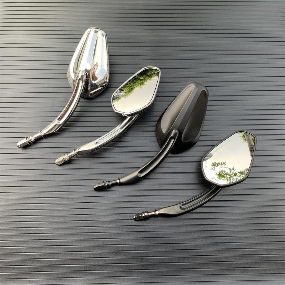 Motorcycle Rearview Rear View Mirrors Glass Back Side Mirror Right Left For Harley 883 1200 48