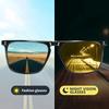High-quality Fashion Foldable Polarized Sunglasses Men Women Vintage Portable Folding Metal Frame Sun Glasses UV400