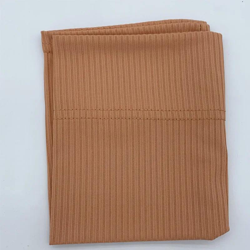 Elastische gerippte Unterziehhaube Muslimische Frauen Innere Hijab-Kappe