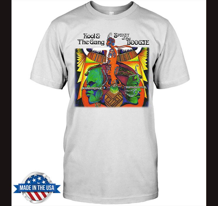 Spirit of the Boogie by Kool the Gang Band TShirt Funk Album Basic Rhythm XL