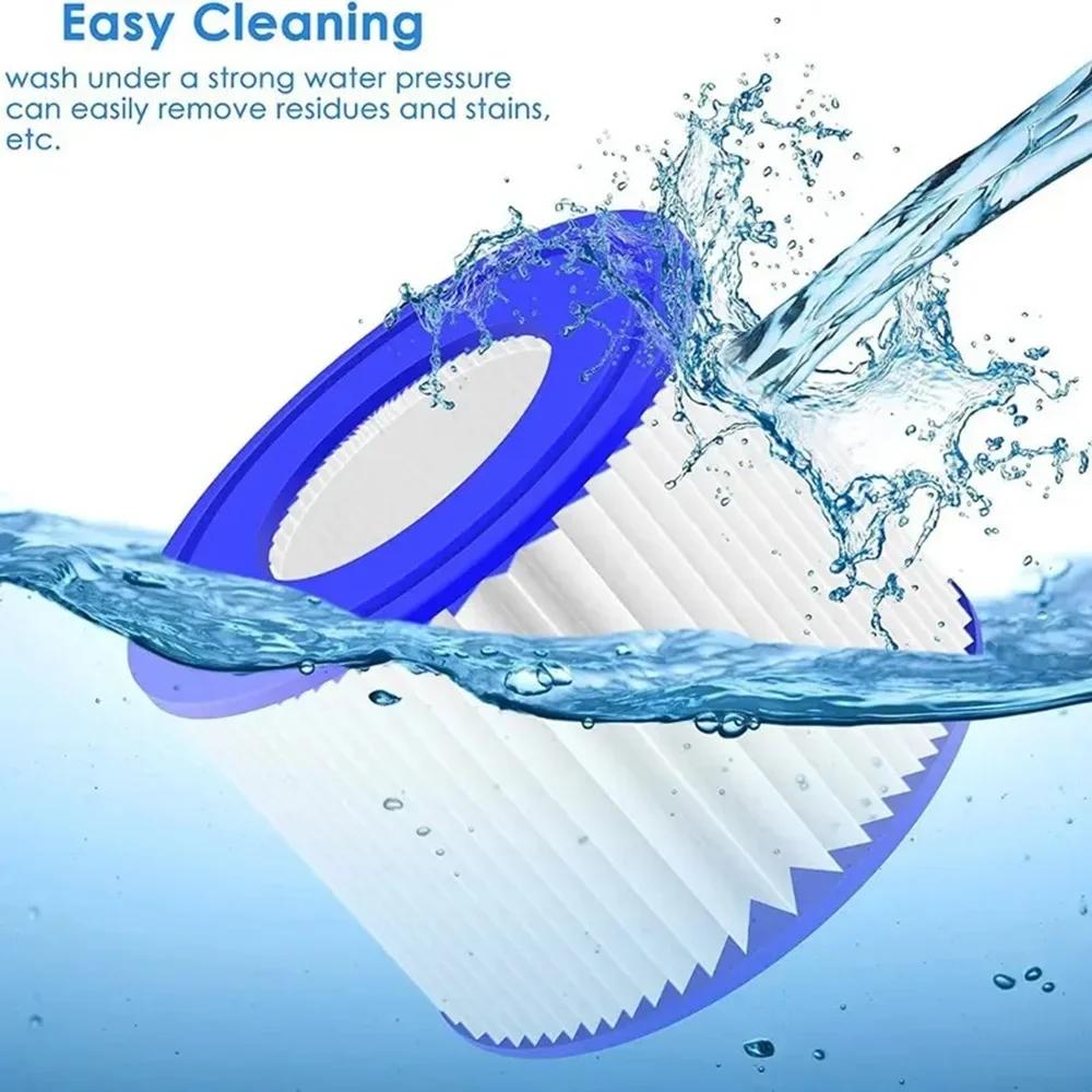 Hot Tub Filter Cartridge - Compatible with Bestway, Lay-Z-Spa, Coleman SaluSpa for Clean Water Filtration