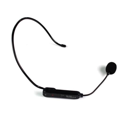 3.5mm Wired Headset Mic for Voice Microphone Headworn Amplifier Loudspeaker