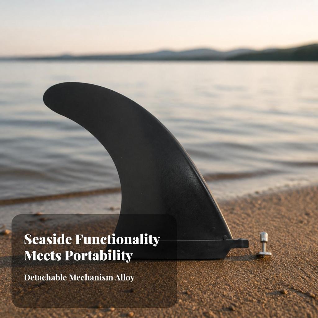 Paddleboard Accessory Screw-Mounted 8-Inch Detachable SUP Fin Lightweight