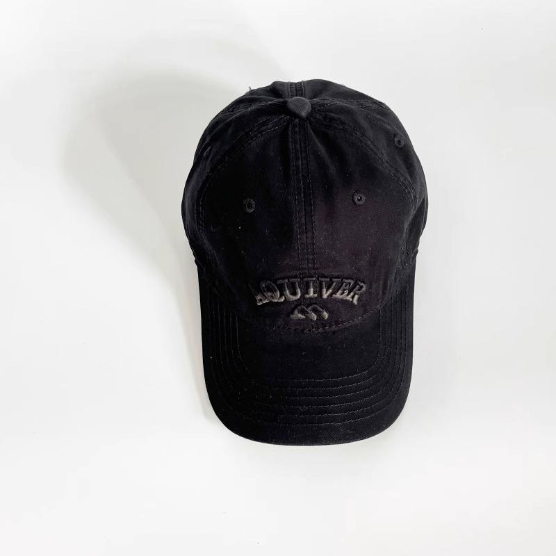 High quality Three dimensional Letter Embroidered Baseball Cap Trendy Korean Version Deepened Widened Face Shape Men and Women Baseball Cap