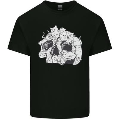 A Skull Made of Cats Unisexs Light Cotton TShirt