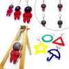 Squid Game Keychain Durable Acrylic Cartoon Keyring For Unique Fashion Statement
