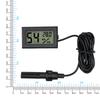 FY-12 Embedded Temperature Humidity Meters Mini Digital Thermometer Gauge LCD Display Hygrometer for Humidors Greenhouse Garden