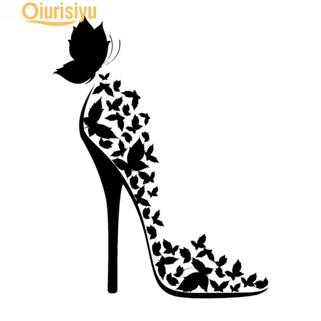 reflective high heels