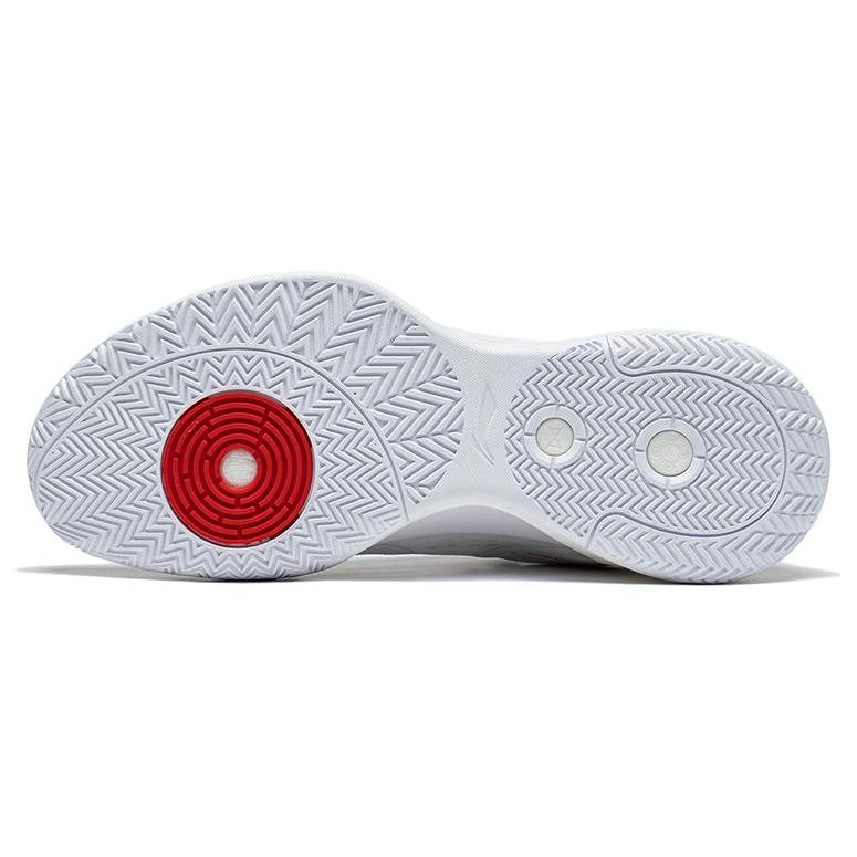 Li Ning Super Light V2 Amortiguación Antideslizante Resistente a la Abrasión Transpirable Soporte Rebote Caña Baja Zapatillas de Baloncesto ABAT029-3