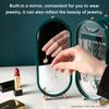Jewelry Boxes Organizer Necklaces Earrings Storage Box Screen Type Display Case for Women Girls Foldable 4 Drawers with