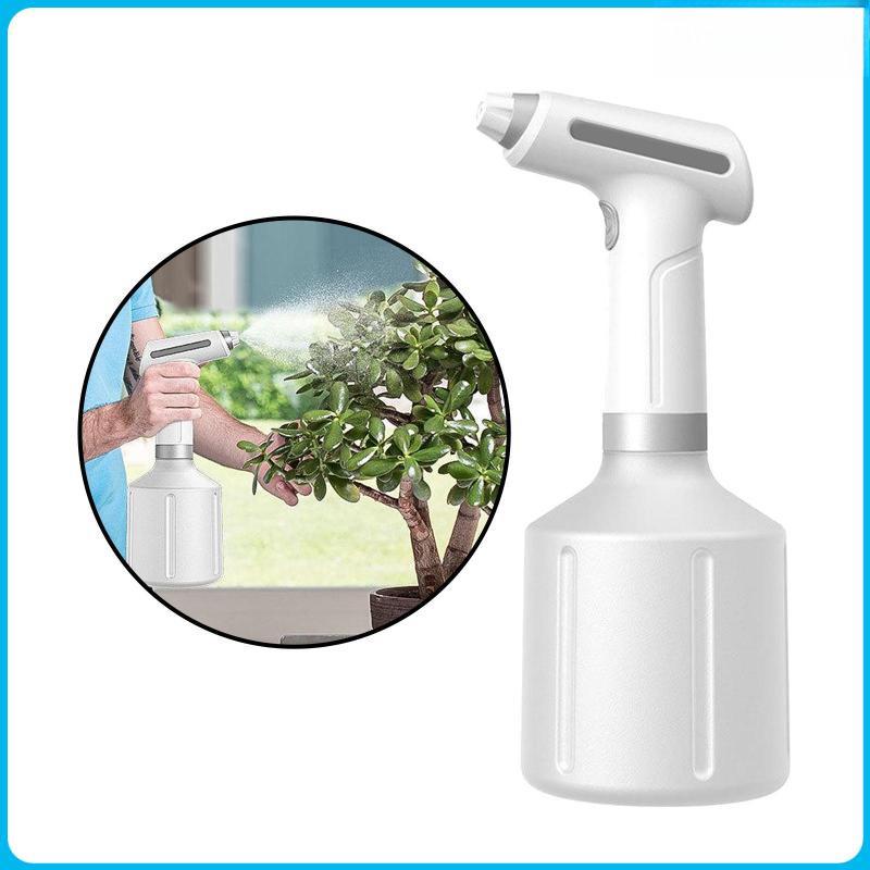 Adjustable Spout Electric Plant Spray Bottle Indoor Handheld Watering Can Cleaning Sprayer Portable Garden Auto Sprinkler