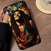 Bob Marley Rasta Löwe Handyhülle Für IPhone 16 15 14 13 12 11 17 Pro Max Einfachheit Rückseite TPU Weiche Hülle