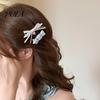 Firm Base Hair Clip Girl Hairpin, Plaid Stars Dot Bows Faux Pearl Bears Clip, Daily Accessory for Broken And Bangs, Kids Cartoon Accessories