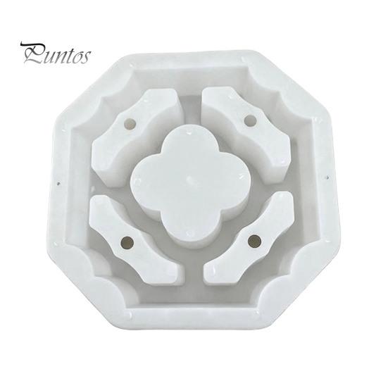 Decorative Garden Flagstone Maker Plastic Stepping Stones Mold, Reusable Concrete Mold for Walkway Path Maker, Durable DIY Casting Outdoor Cement