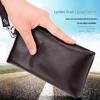 Men's Cross-Border Leather Clutch: Compact Handheld Envelope Bag & Mobile Phone Wallet