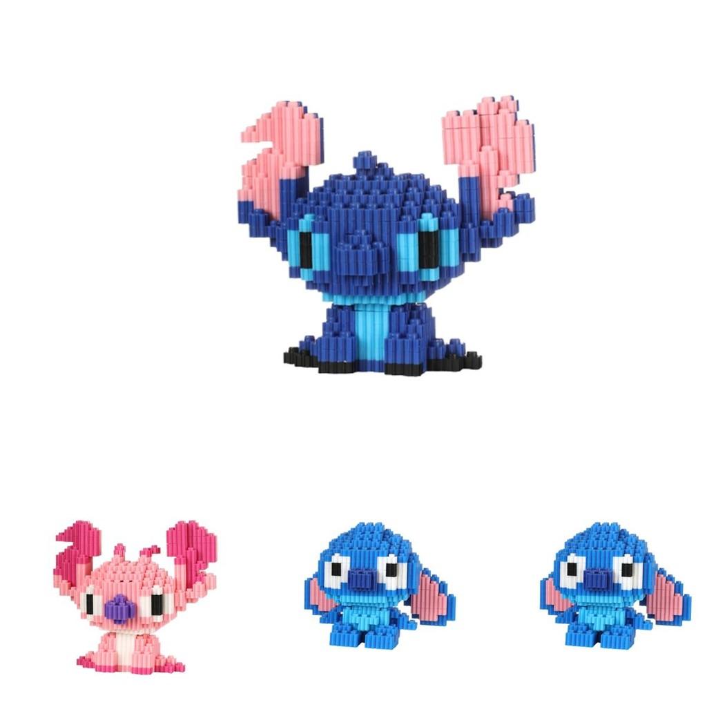 Disney-lilo Stitch Bouwsteen Speelgoed Mini Figuur Collectie Ornament Kindercadeau Verjaardag