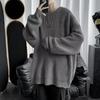 Maglione Trendy da Uomo a Blocchi di Colore a Righe con Girocollo - Maglieria Casual Autunno/Inverno 2023
