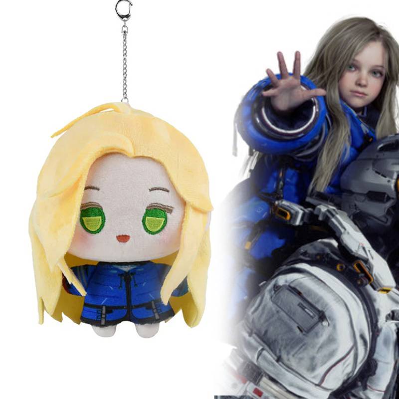 Pragmata Diana Plush Toy Short Hair Stuffed Figure For Game Fans And Gifting
