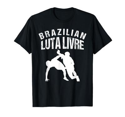 Brazílsky Luta Libre Grappling Grapplers Luta Livre Opasok Tričko