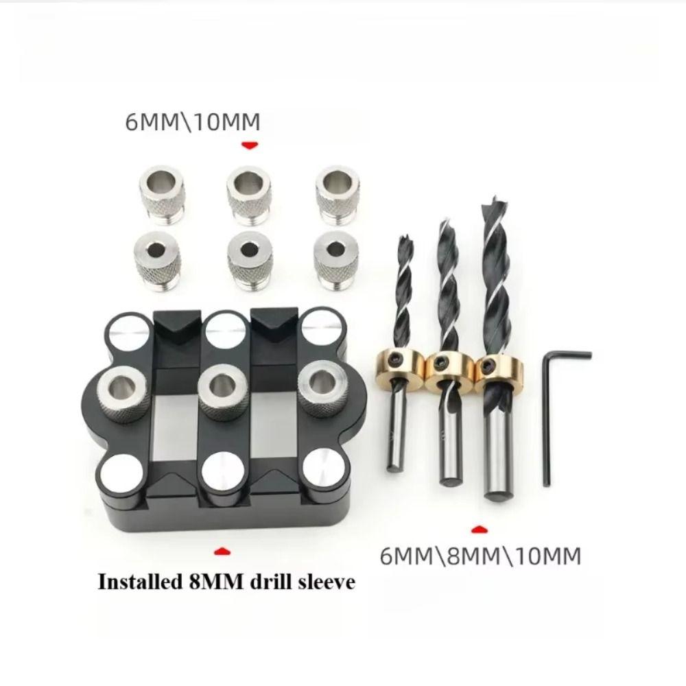 Precision Woodworking Center Locator Straight Holes Punching Locator  DIY Furniture Crafting